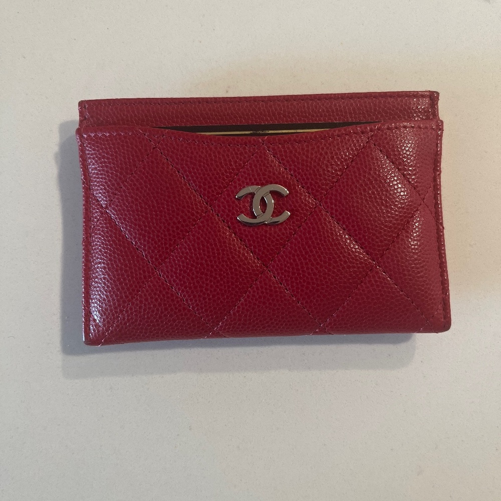 Chanel card holder